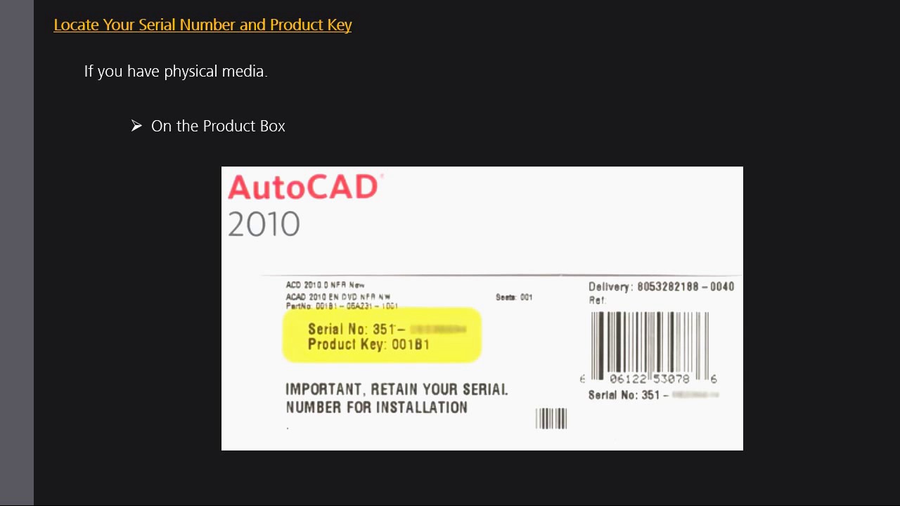 Activation Code For Autocad 2010 Free Download